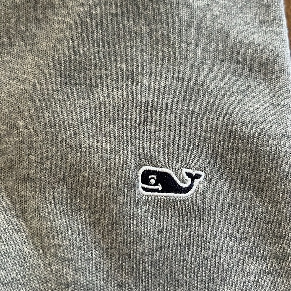 Brand new with tags! Vineyard Vines Gray Quarter Zip Sweater with Logo - Picture 7 of 7